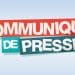 Communiqué de presse